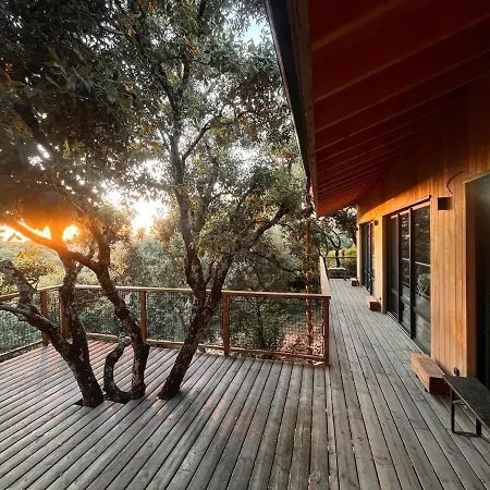 Villa Japanese-style Wooden House Near Uzes With Pool And Beautiful View Saint-Siffret