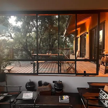 Japanese-style Wooden House Near Uzes With Pool And Beautiful View Saint-Siffret
