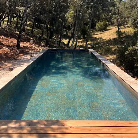 Japanese-style Wooden House Near Uzes With Pool And Beautiful View Villa *