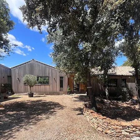 Villa Japanese-style Wooden House Near Uzes With Pool And Beautiful View *